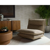 Colson Swivel Chair, Torched Meringue-Furniture - Chairs-High Fashion Home