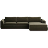 Colt 2 Piece Sectional, Surrey Olive by Four Hands
