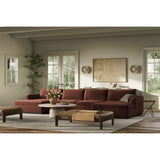 Colt 3-Piece U Sectional, Surrey Auburn by Four Hands