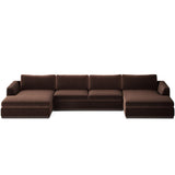 Colt 3-Piece U Sectional, Surrey Cocoa by Four Hands