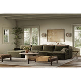 Colt 3-Piece U Sectional, Surrey Olive by Four Hands