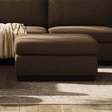 Colt Ottoman, Nomad Mushroom by Four Hands-Furniture - Benches-High Fashion Home