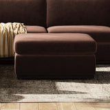Colt Ottoman, Surrey Cocoa by Four Hands-Furniture - Benches-High Fashion Home