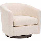 Coltrane Swivel Chair, Athens Cream