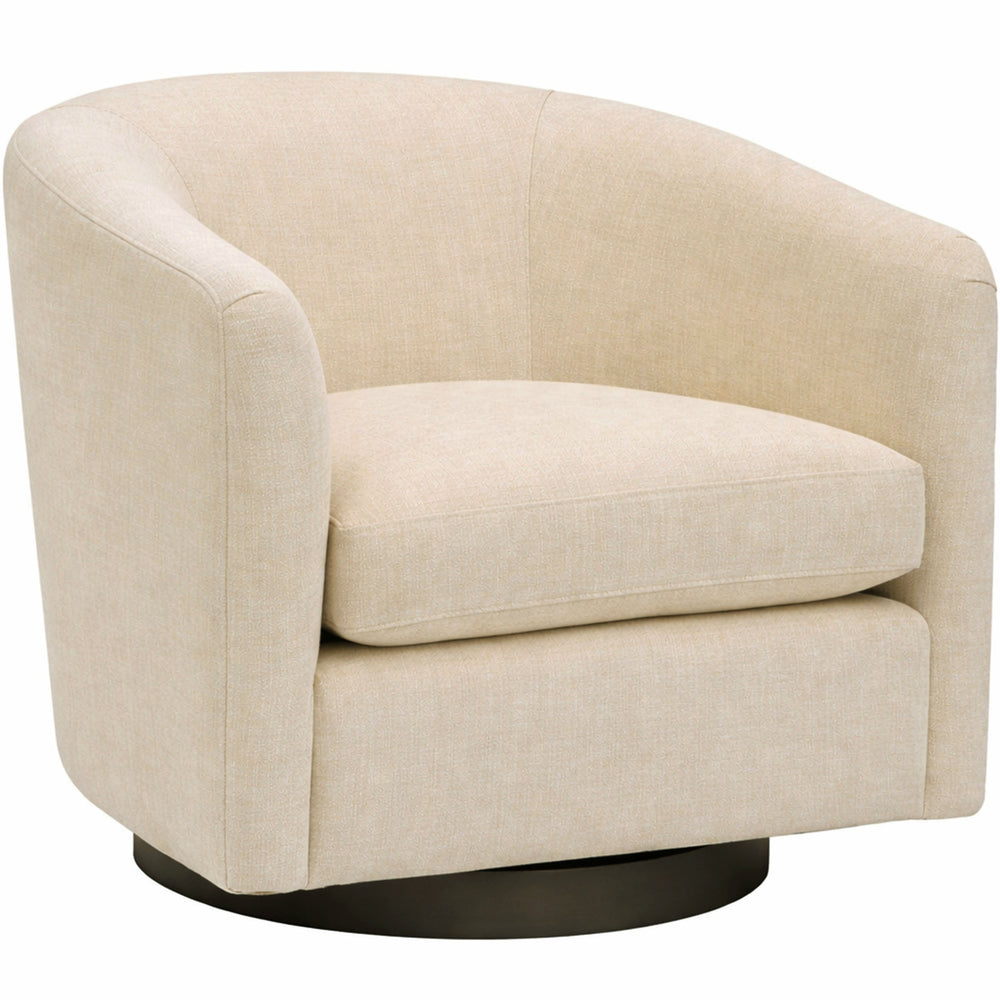 Coltrane Swivel Chair, Athens Cream