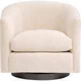 Coltrane Swivel Chair, Athens Cream