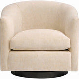 Coltrane Swivel Chair, Athens Cream