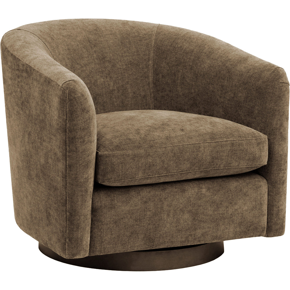 Coltrane Swivel Chair, Athens Driftwood