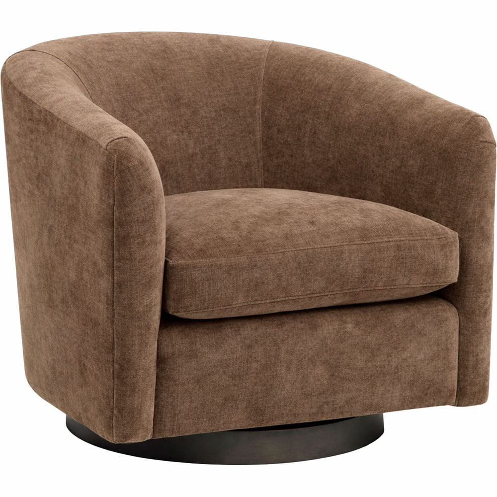 Coltrane Swivel Chair, Athens Driftwood