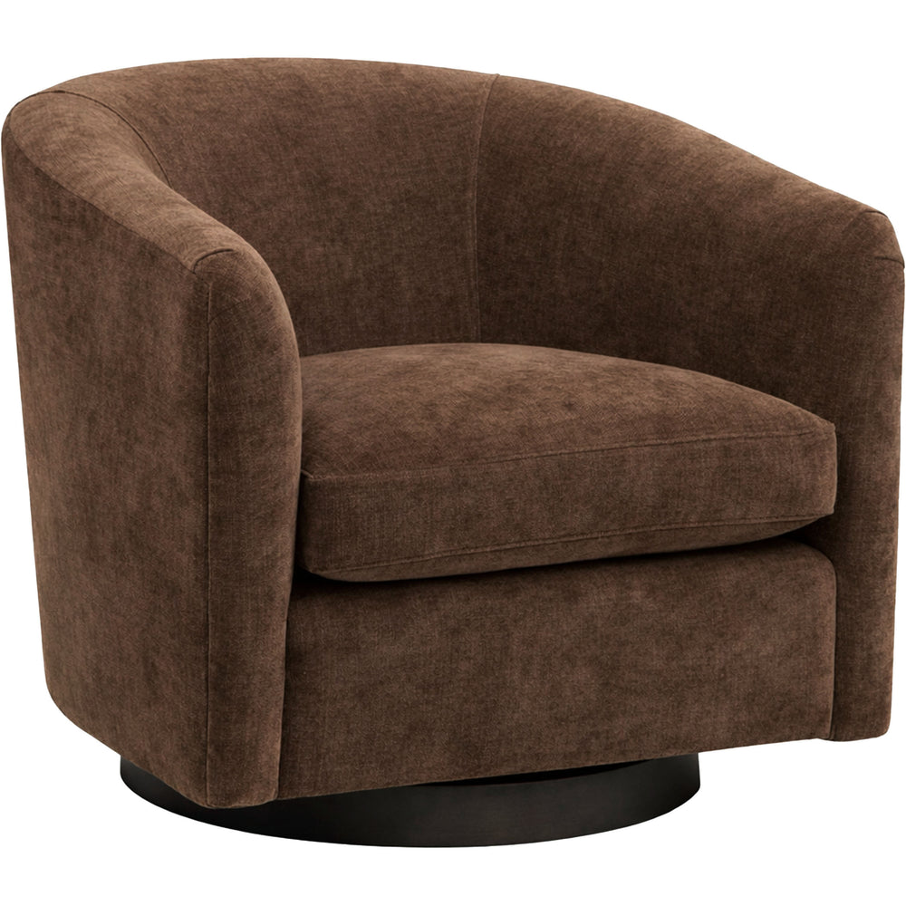 Coltrane Swivel Chair, Athens Driftwood