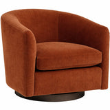 Coltrane Swivel Chair, Athens Sienna