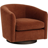 Coltrane Swivel Chair, Athens Sienna