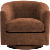 Coltrane Swivel Chair, Athens Sienna