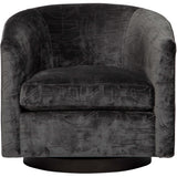 Coltrane Swivel Chair, Atlanta Flannel-Furniture - Chairs-High Fashion Home