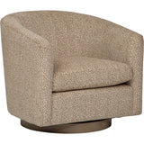Coltrane Swivel Chair, Austin Latte-Furniture - Chairs-High Fashion Home
