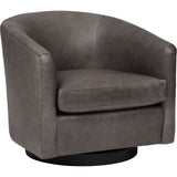 Coltrane Swivel Chair, Laguna Dove