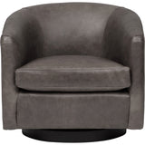 Coltrane Swivel Chair, Laguna Dove