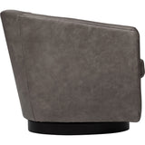 Coltrane Swivel Chair, Laguna Dove