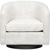 Coltrane Swivel Chair, Positano Oyster-Furniture - Chair-High Fashion Home