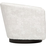 Coltrane Swivel Chair, Positano Oyster-Furniture - Chair-High Fashion Home