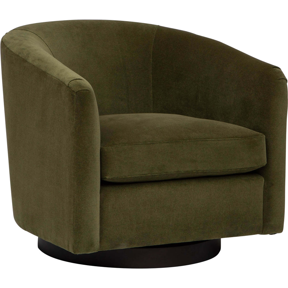 Coltrane Swivel Chair, Vocal Moss-Furniture - Chairs-High Fashion Home