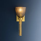 Columbus Wall Sconce, Aged Brass