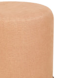 Como Accent Stool, Peach-Furniture - Chairs-High Fashion Home