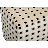 Contempo Domino Ottoman, Onyx-Furniture-High Fashion Home