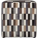 Contempo Mod Ottoman, Granite-Furniture-High Fashion Home