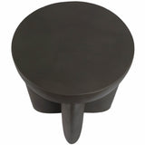 Contemporary Accent Table, Dark Grey