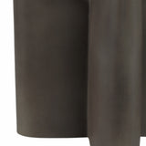 Contemporary Accent Table, Dark Grey