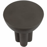 Contemporary End Table, Dark Grey