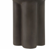 Contemporary End Table, Dark Grey
