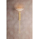 Coppa Wall Sconce, Vintage Gold Leaf
