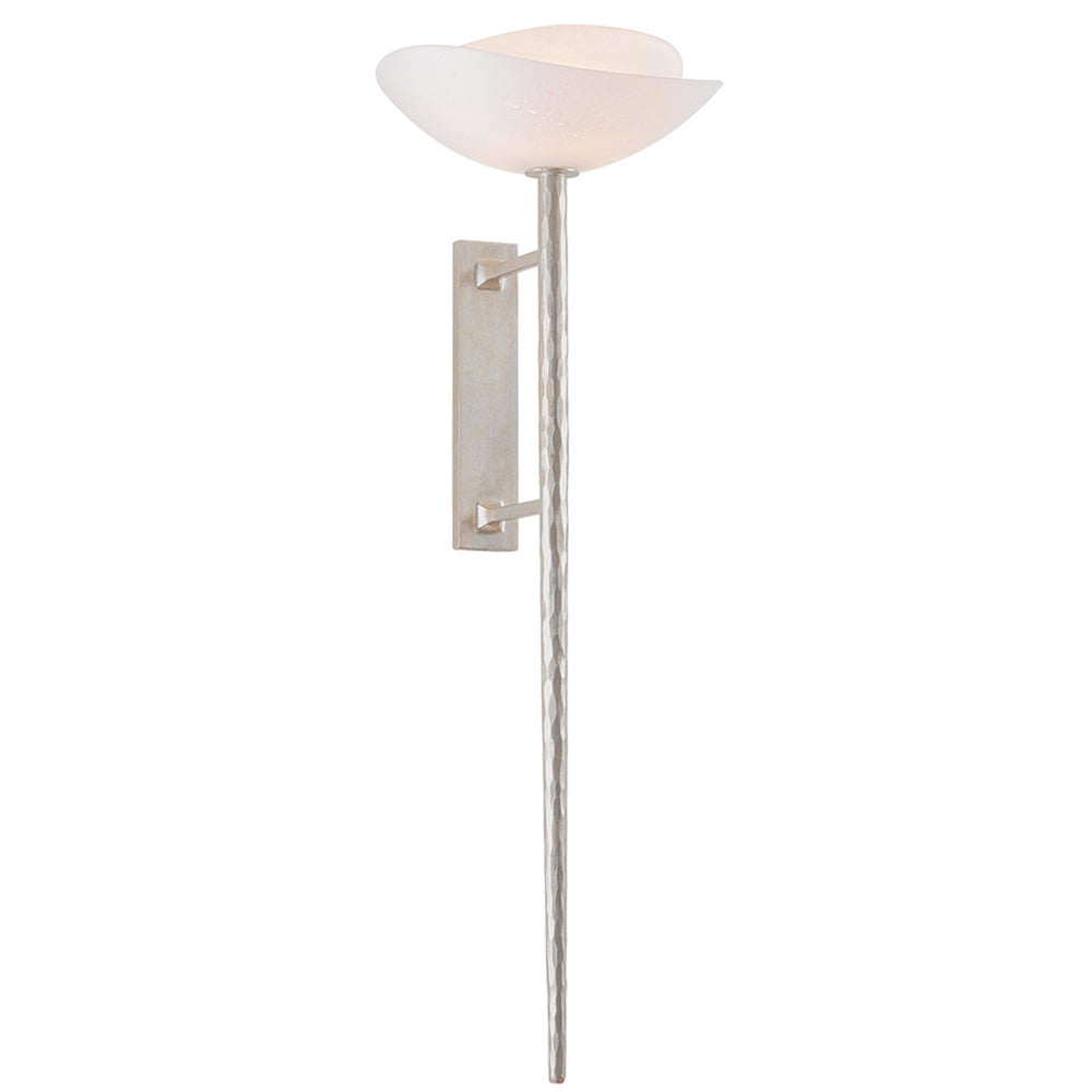 Coppa Wall Sconce, Warm Silver Leaf