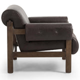 Cora Leather Chair, Conroe Cigar