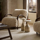 Cora Nesting End Tables, Textured Sandy Grey, Set of 2 by Four Hands