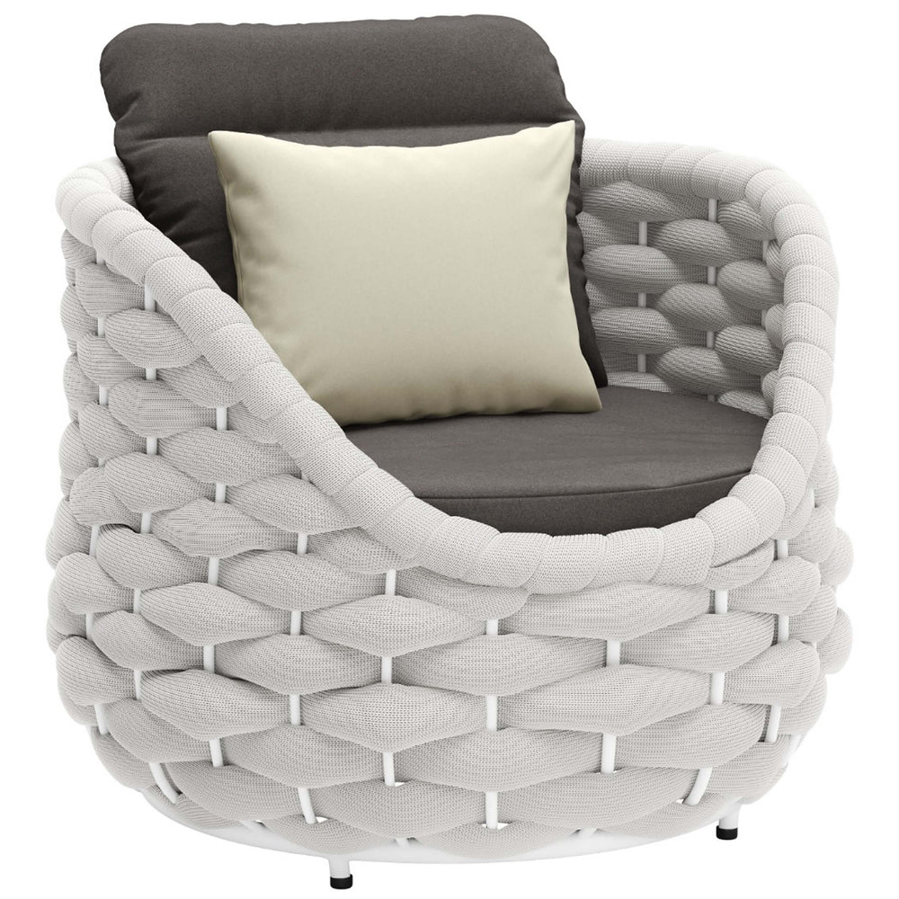 Coral Reef Chair, Gray-Furniture - Chairs-High Fashion Home