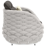 Coral Reef Chair, Gray-Furniture - Chairs-High Fashion Home