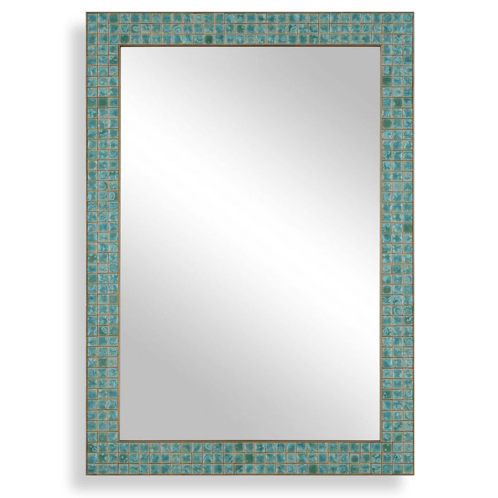 Coralie Mirror, Teal Green