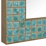 Coralie Mirror, Teal Green
