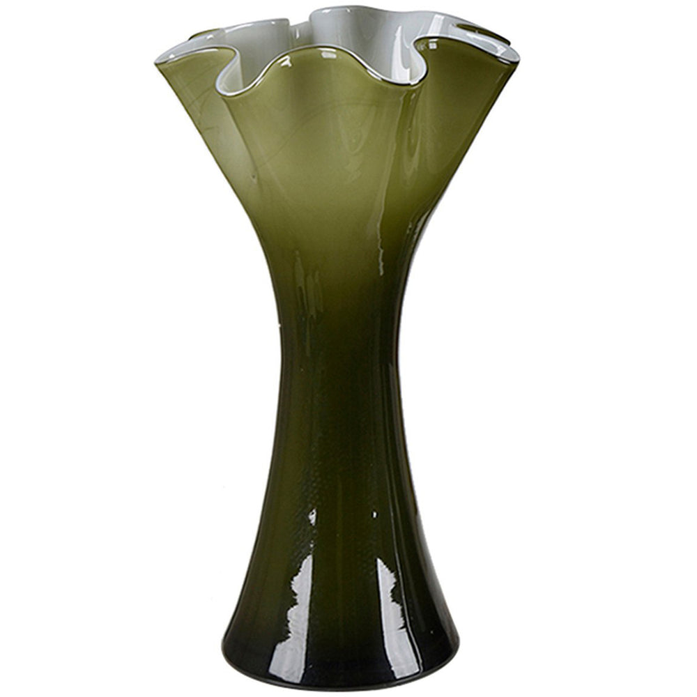 Coralie Vase, Green-Accessories-High Fashion Home