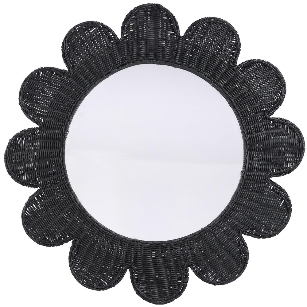 Coralie Wall Mirror, Black