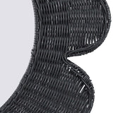 Coralie Wall Mirror, Black