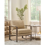 Corbin Leather Chair, Nehir Sand-Furniture - Chairs-High Fashion Home