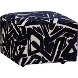 Corbin Ottoman, ACDC Indigo-Furniture - Chair-High Fashion Home