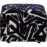 Corbin Ottoman, ACDC Indigo-Furniture - Chair-High Fashion Home