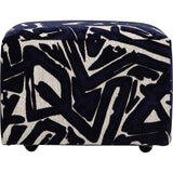 Corbin Ottoman, ACDC Indigo-Furniture - Chair-High Fashion Home