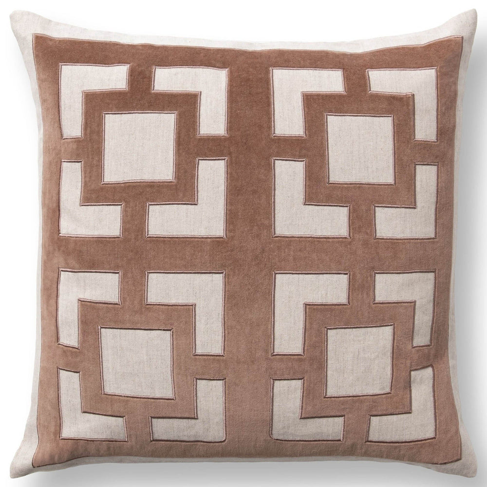 Corbin Pillow, Frothed Brown-Accessories-High Fashion Home