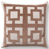 Corbin Pillow, Frothed Brown-Accessories-High Fashion Home